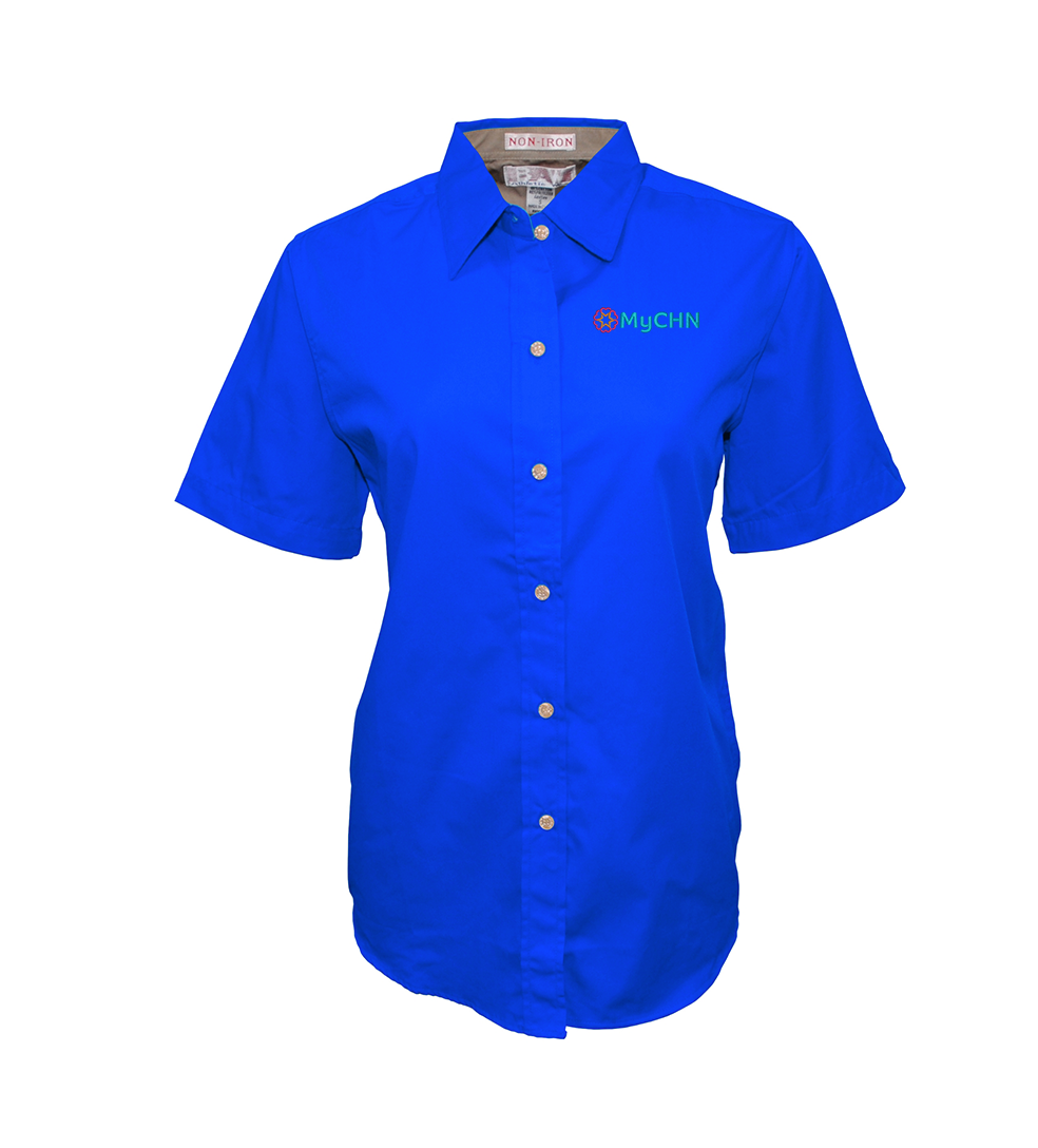 Women Easy Care Blend Twill S/S Shirt