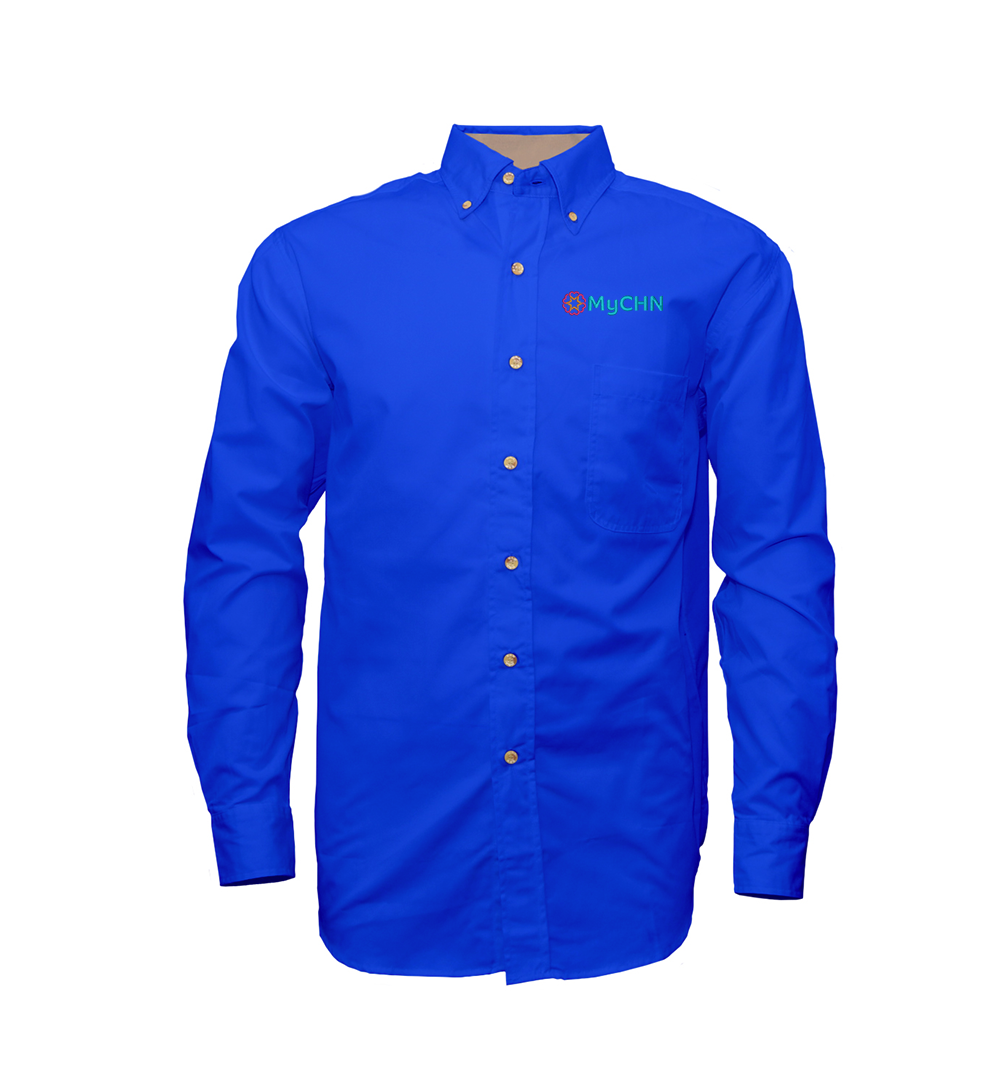 Men Easy Care Blend Twill L/S Shirt
