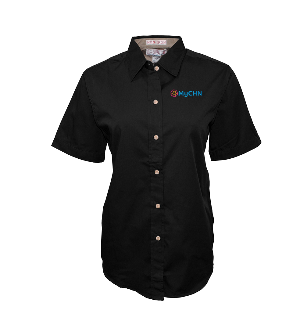 Women Easy Care Blend Twill S/S Shirt