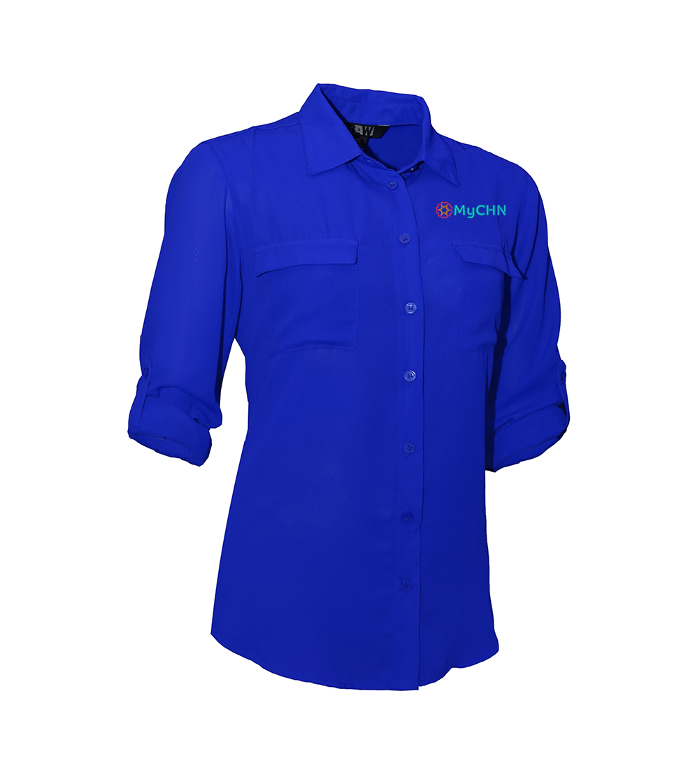 Women Tap Sleeve Blouse