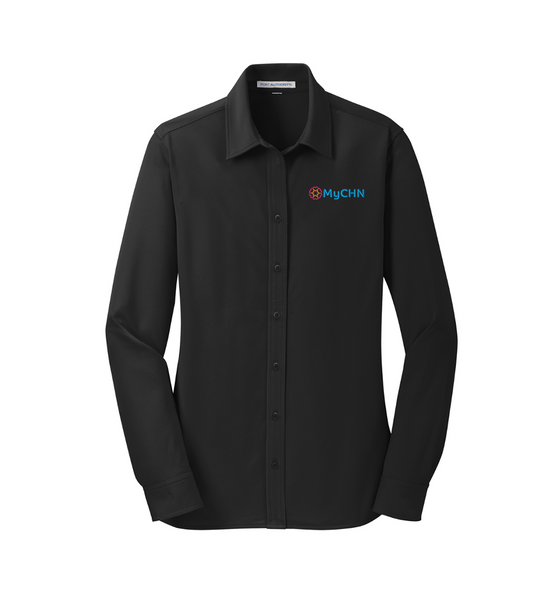 Women's Dimension Knit Dress Shirt